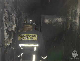 В Красноярском крае в пожаре в жилом доме погиб 1 человек