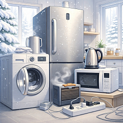 Почему зимой чаще ломается бытовая техника и как этого избежать