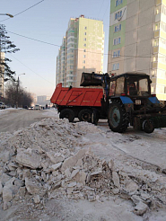 Больше двух тысяч КамАЗов снега вывезли из Красноярска за выходные