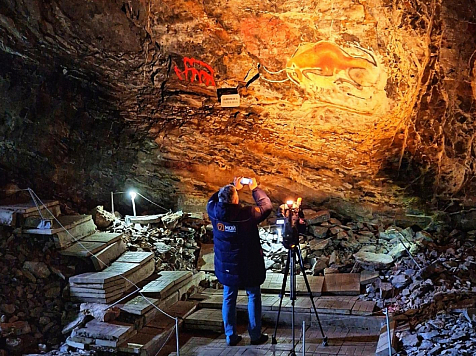 В администрации губернатора высказались о закрытии пещеры Караульная. Фото: Виктория Мартоник, «7 канал Красноярск» / VK