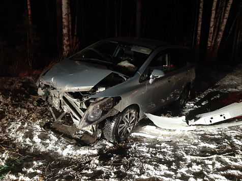 Красноярка разбила машину с ребенком в салоне спустя 4 дня после ее покупки. Фото: ГИБДД
