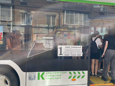 Красноярские электробусы перестали ездить из-за сильного дождя. Фото: 2GIS