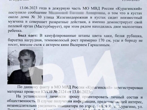 Извращенца из Курагино нашли по фотографии покойного артиста Валерия Гаркалина. Фото: Взгляд Инфо