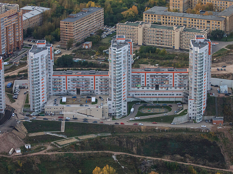 В Красноярском ЖК «Орбита» ввели режим угрозы ЧС из-за размывов. Фото: Kirill_KVS / LiveJournal