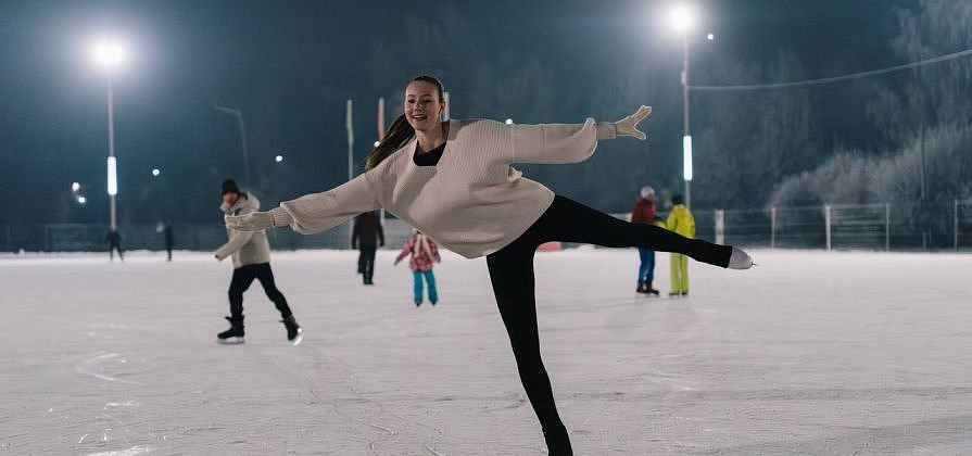 Красноярцев приглашают на открытие гигантского катка на Татышев 