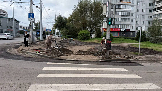 Затянутый ремонт на Копылова в Красноярске сделали круглосуточным
