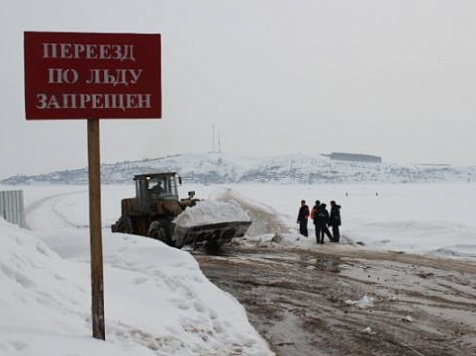 В Красноярском крае закрыли первую ледовую переправу. Фото: МЧС