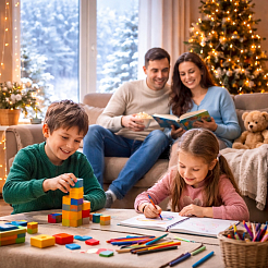 Чем занять детей дома в сильные морозы: идеи для семейного досуга