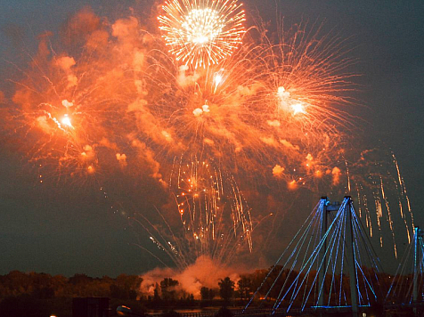 На День города в Красноярске всё-таки запустят праздничный фейерверк  . Фото: администрация Красноярска