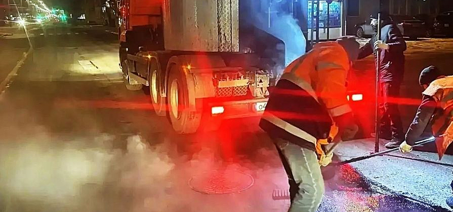 Мэр Красноярска поручил дорожникам поднапрячься с ремонтом ям