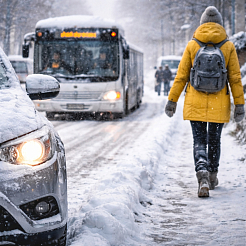 Зимний транспорт: как безопасно передвигаться по городу в снег и мороз