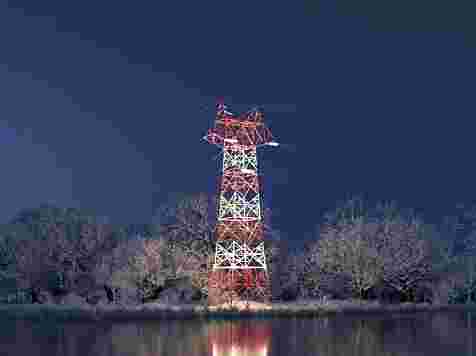 Красноярские энергетики создадут к Универсиаде «световой тоннель» вдоль трассы от аэропорта. ﻿ ﻿﻿Фото: МРСК Сибири