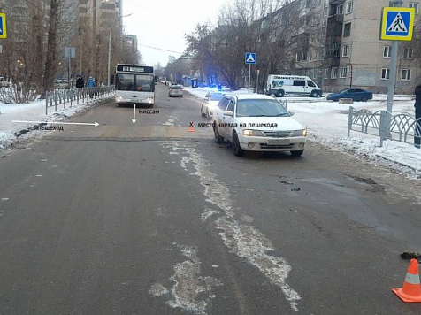В Красноярске водитель иномарки сбил на «зебре» 8-летнего школьника. Фото: ГИБДД