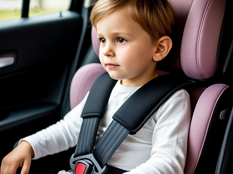 С 9 января в Красноярском крае вырастут штрафы за перевозку детей без кресла. Фото: Яндекс Шедеврум