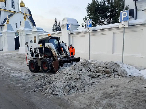 На Рождественский сочельник в Красноярске перекрыли три участка. Фото: мэрия Красноярска