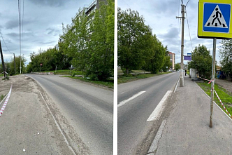 В Красноярске реконструируют переулок у Копыловского моста за 293 млн рублей