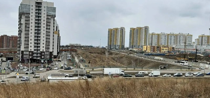 В красноярском микрорайоне Солнечный построят новую дорогу
