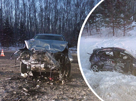 В Красноярском крае 48-летний водитель за рулем Toyota устроил смертельный обгон. Фото: 24_ Госавоинспекция