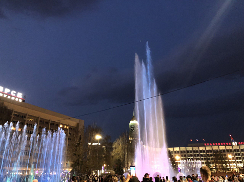 Красноярцам объявили, когда в городе включат фонтаны . Фото: мэрия Красноярска (архив)
