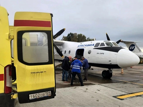 В Красноярск привезли пострадавших при жесткой посадке медицинского вертолета. Фото: Краевая клиническая больница
