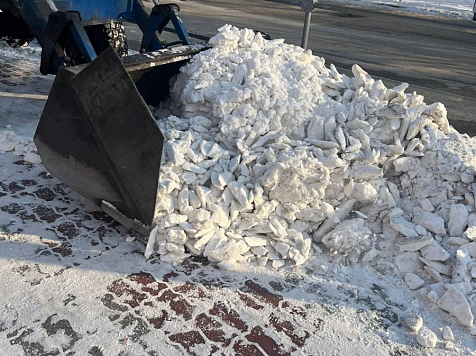 Администрация Красноярска проконтролировала уборку снега с улиц города. Фото: t.me / okt_raion_krsk