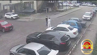 Пьяные красноярцы передумали угонять авто после двух въездов в препятствие