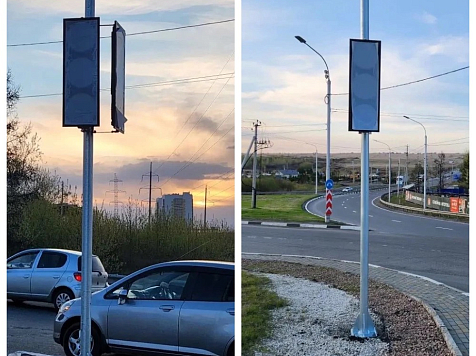 На кольце по улице Калинина в Красноярске установили светофоры для борьбы с пробкам. Фото: Сергей Верещагин