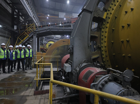 Губернатор Красноярского края оценил работу Горевского ГОКа и обсудил развитие Новоангарска. Фото: Правительство Красноярского края