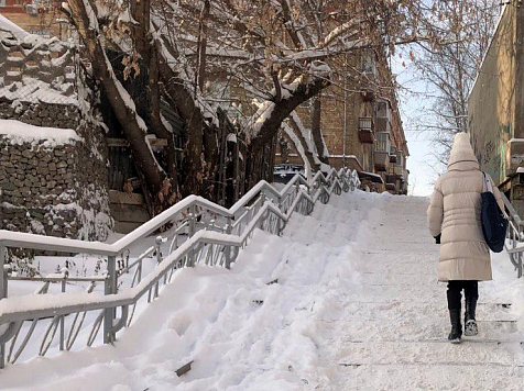 Ученые составили план по уборке снега в Красноярске. Фото автора