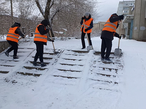 Мэр Красноярска заявил, что дорожники были готовы к снегопаду. Фото: телеграм-канал Владислава Логинова