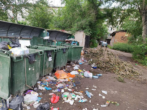 После многочисленных жалоб на вывоз мусора красноярцам сделали перерасчет тарифов. Фото: из чата tg/mkotyukov