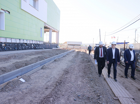 Спортзалы, лазерный тир и лаборатории: в Солонцах достраивают школу для 500 ребятишек. Фото: правительство Красноярского края