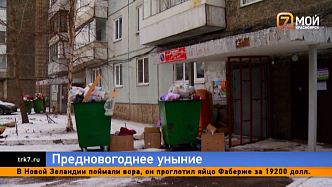 Предновогоднее уныние в Красноярске: мусор не вывозят, а елки не наряжают