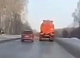 На трассе в Красноярском крае водитель выехал на встречку и чудом не стал виновником смертельной аварии