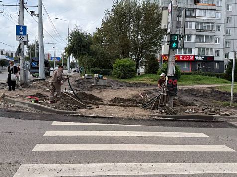 Затянутый ремонт на Копылова в Красноярске сделали круглосуточным. Фото: Управление дорог | Красноярск