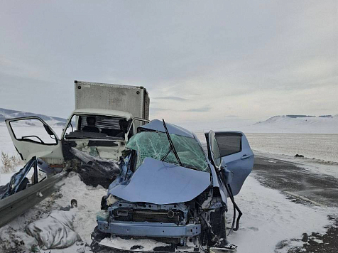 Жесткая авария на трассе забрала жизни двух человек в Красноярском крае. Фото: ГАИ Красноярского края