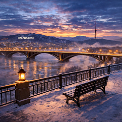 Где в Красноярске красиво зимой: 8 мест для прогулок и фото