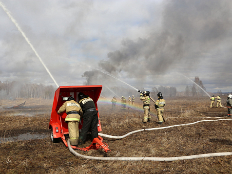 На севере Красноярского края прогнозируется чрезвычайная пожарная опасность. Фото: 24.mchs.gov.ru
