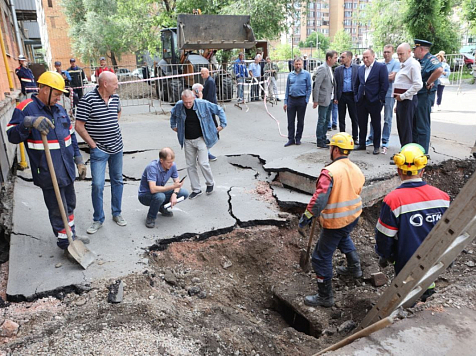 Глава СК заинтересовался эвакуацией красноярцев из аварийного дома. Фото: мэрия Красноярска