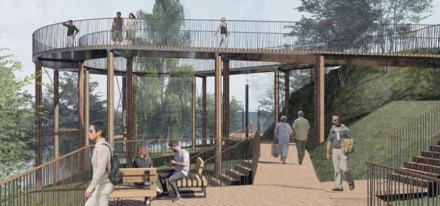 Заброшенный берег в Красноярске превратят в современную набережную