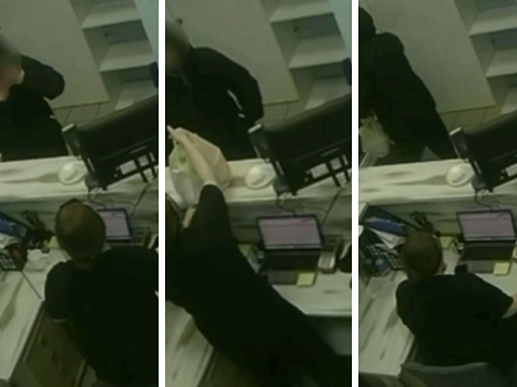 В Красноярске поймали любителя «бесплатных роллов». Фото/видео: МВД 24