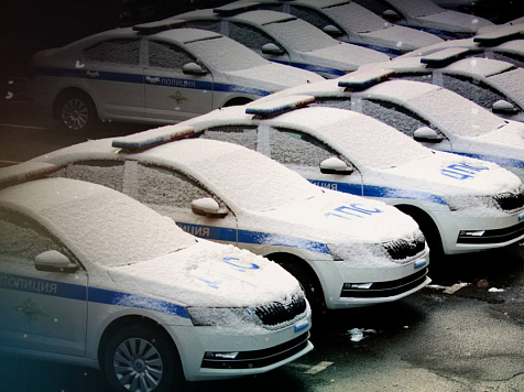 В Красноярске обновили автопарк ГИБДД. Фото: vk.com/gibdd24