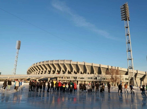 В Красноярске заработал еще один большой каток