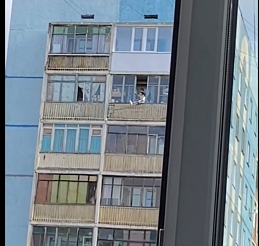 На севере Красноярского края девочка забралась на балкон 8 этажа и свесила ноги. Мать удивилась визиту полицейских
