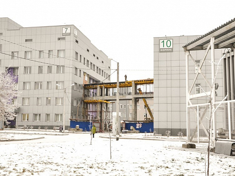 В Красноярске палатный корпус онкодиспансера достроят в 2021 году. Фото: Минздрав края