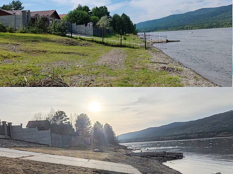С берегов Енисея, Маны и Базаихи уберут незаконные ограждения. Фото: прокуратура Красноярского края