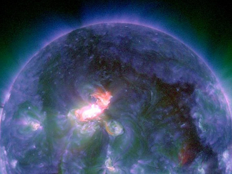 Красноярск накрыло сильной магнитной бурей после мощной вспышки на Солнце. Фото: Университет Решетнева