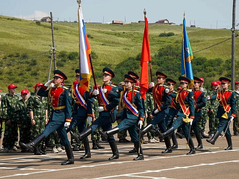 Открылся третий патриотический слёт юных красноярцев. Фото: Дом Офицеров