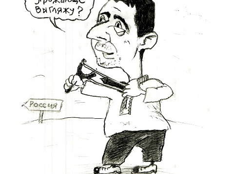 Красноярский художник нарисовал высмеивающие Зеленского карикатуры. Изображения: Виктор Каплан