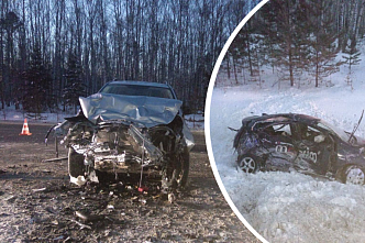 В Красноярском крае 48-летний водитель за рулем Toyota устроил смертельный обгон